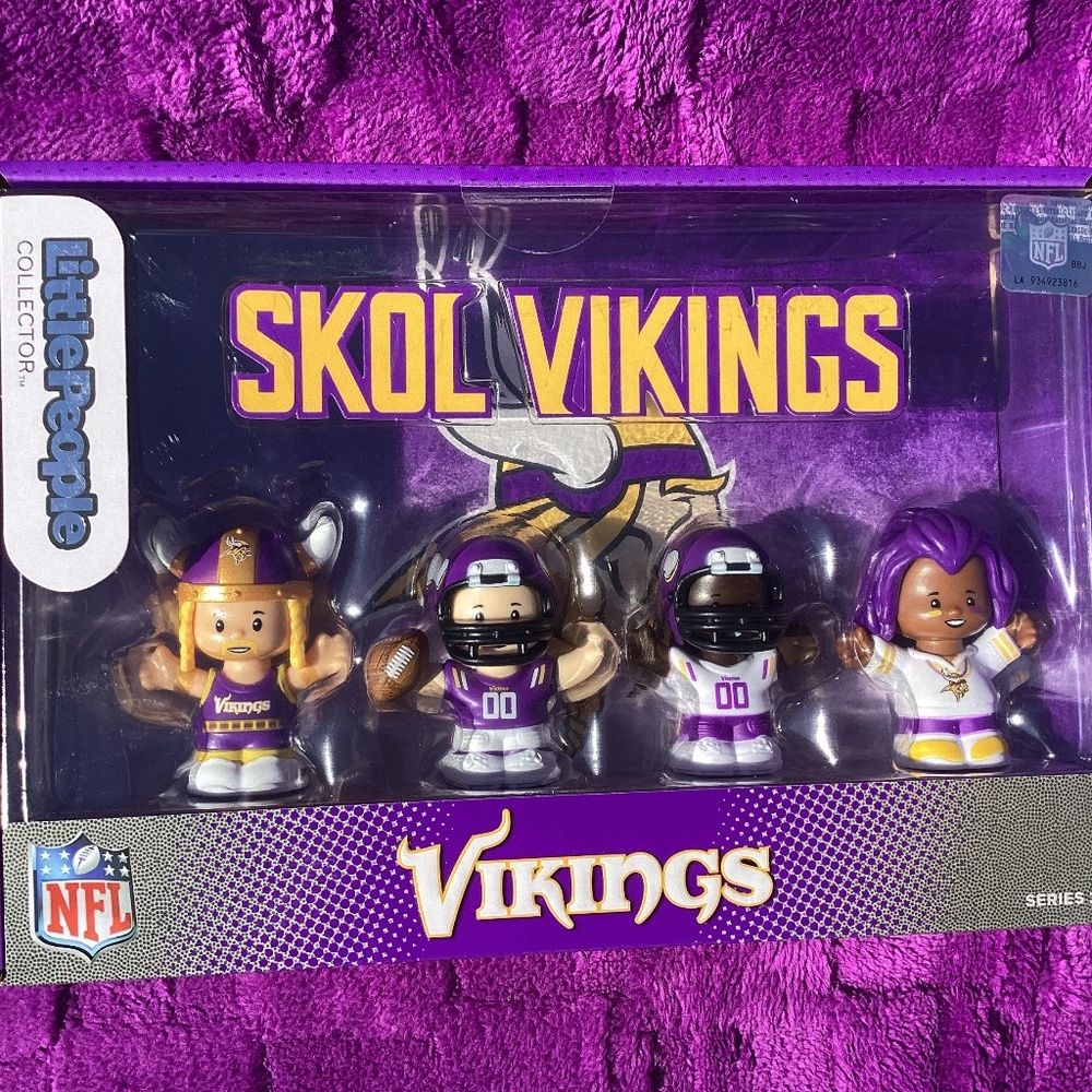 SKOL Minnesota Vikings Little People Collector set